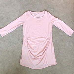 Pink maternity shirt